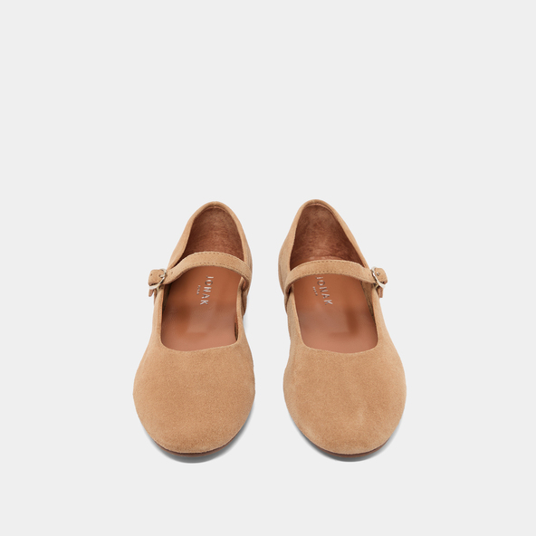 Ballerines à brides en croute beige | DRIMA | Jonak