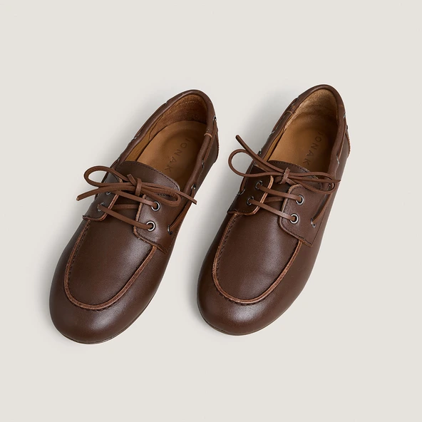 Mocassins souples en cuir marron | Lalie | Jonak
