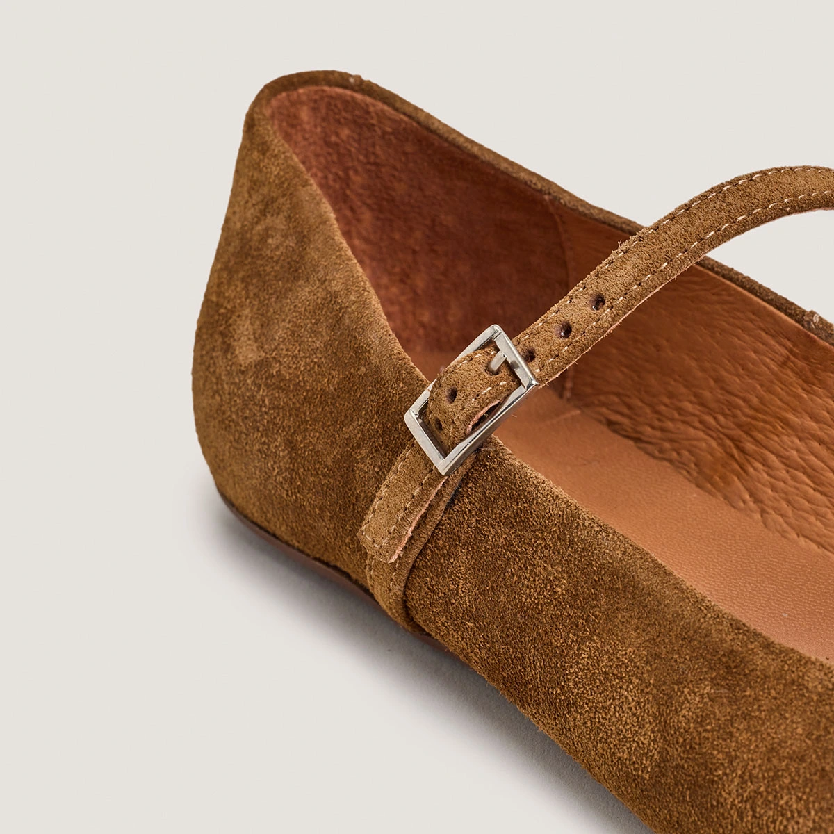Ballerines à brides en croûte cognac | DRIMA | Jonak