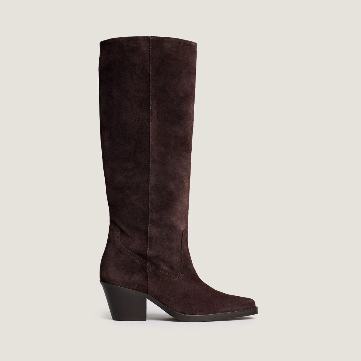 Bottes à bouts pointus en croute marron foncé | BRESIL | Jonak