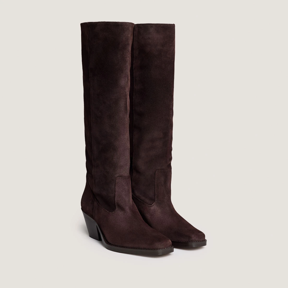 Bottes à bouts pointus en croute marron foncé | BRESIL | Jonak