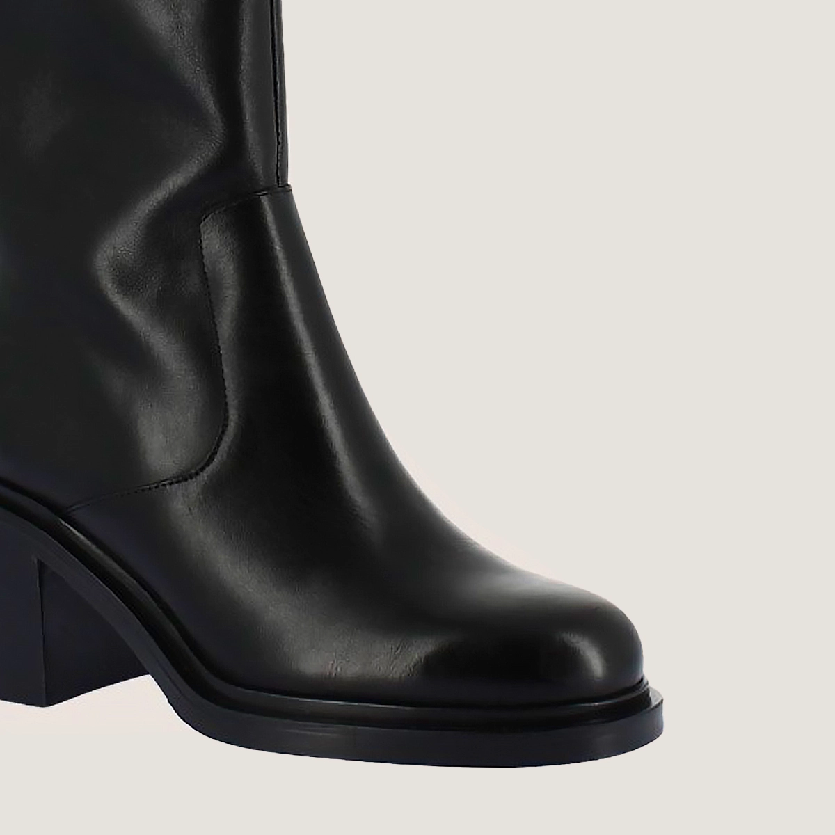 Bottes à hauts talons en cuir noir | MARILOU | Jonak