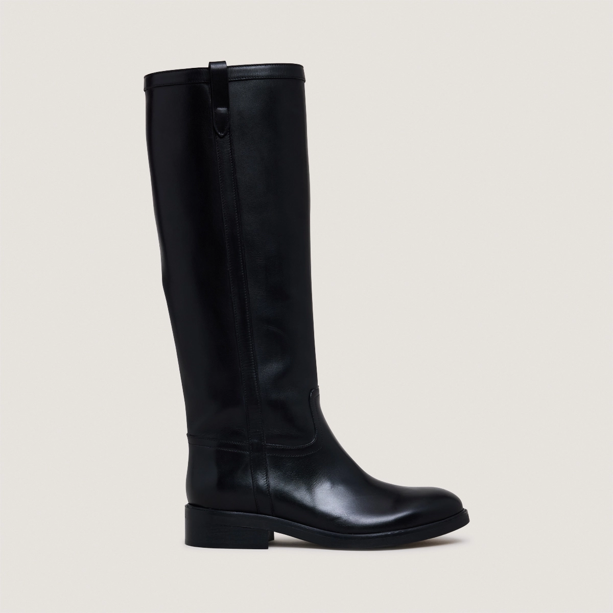 Bottes bouts ronds en cuir noir | MARGOT | Jonak