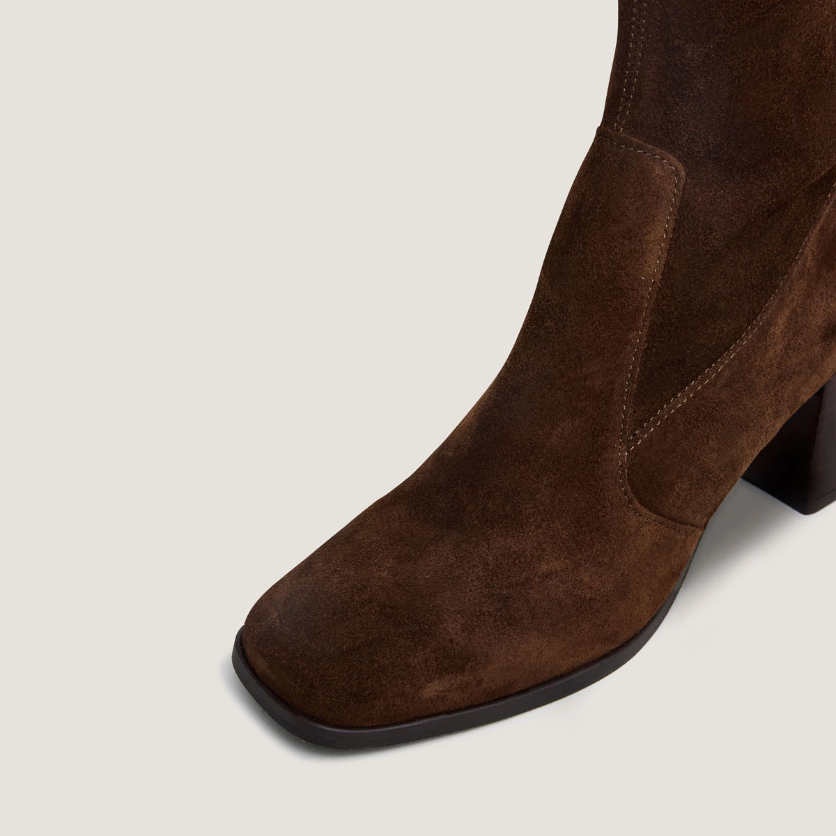 Bottines &agrave; bouts ovales en cro&ucirc;te marron | ARGENTAT | Jonak