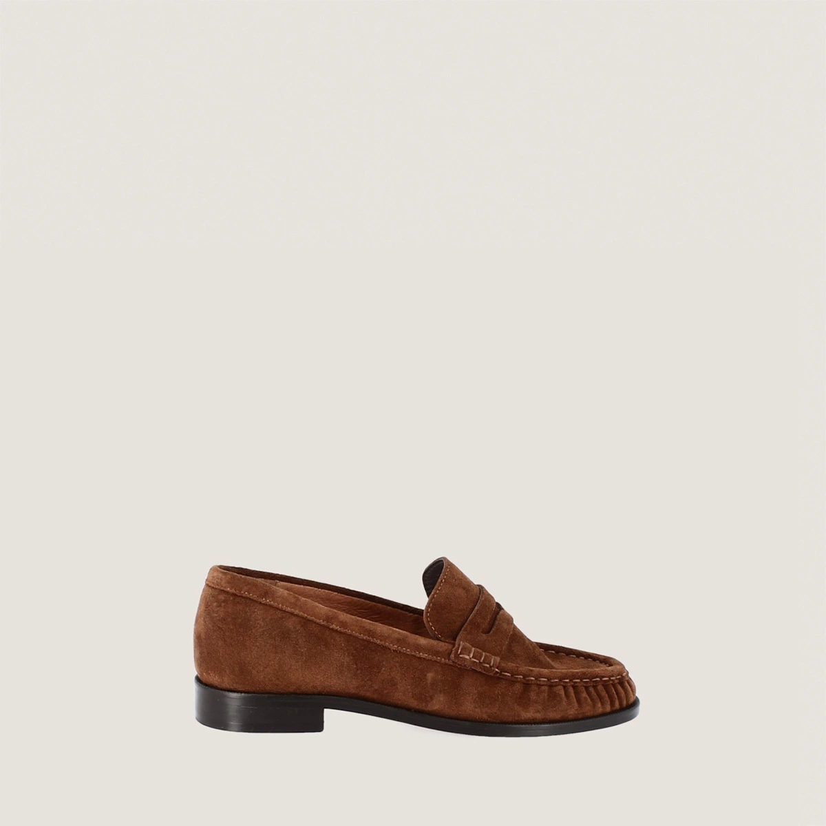 Mocassins à bouts ronds en croûte cognac | DELICE | Jonak