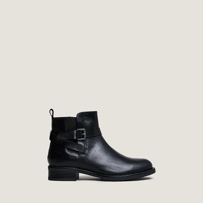 Boots à boucles noir