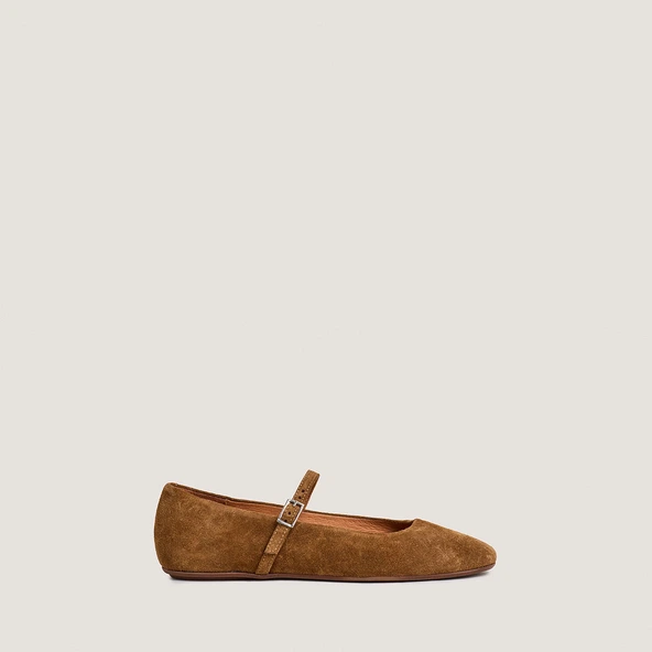 Ballerines à brides en croûte cognac | DRIMA | Jonak
