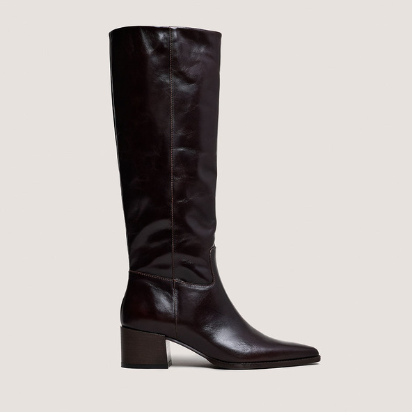 Bottines JONAK En Cuir Marron Cognac - Taille 36 - Occasion Bon état