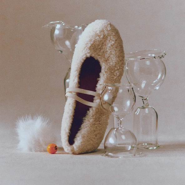 Ballerines à brides en fluffy ecru | DUVET | Jonak