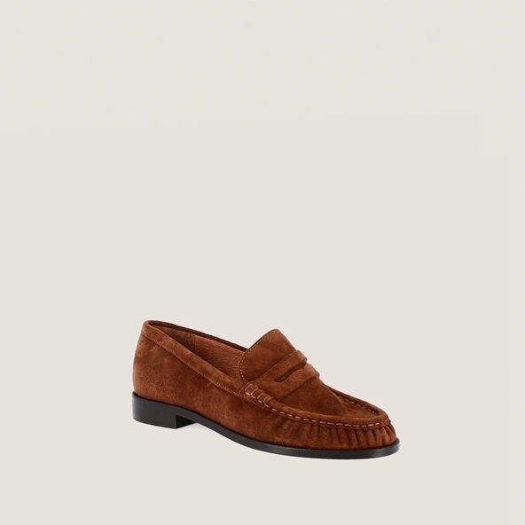Mocassins à bouts ronds en croûte cognac | DELICE | Jonak