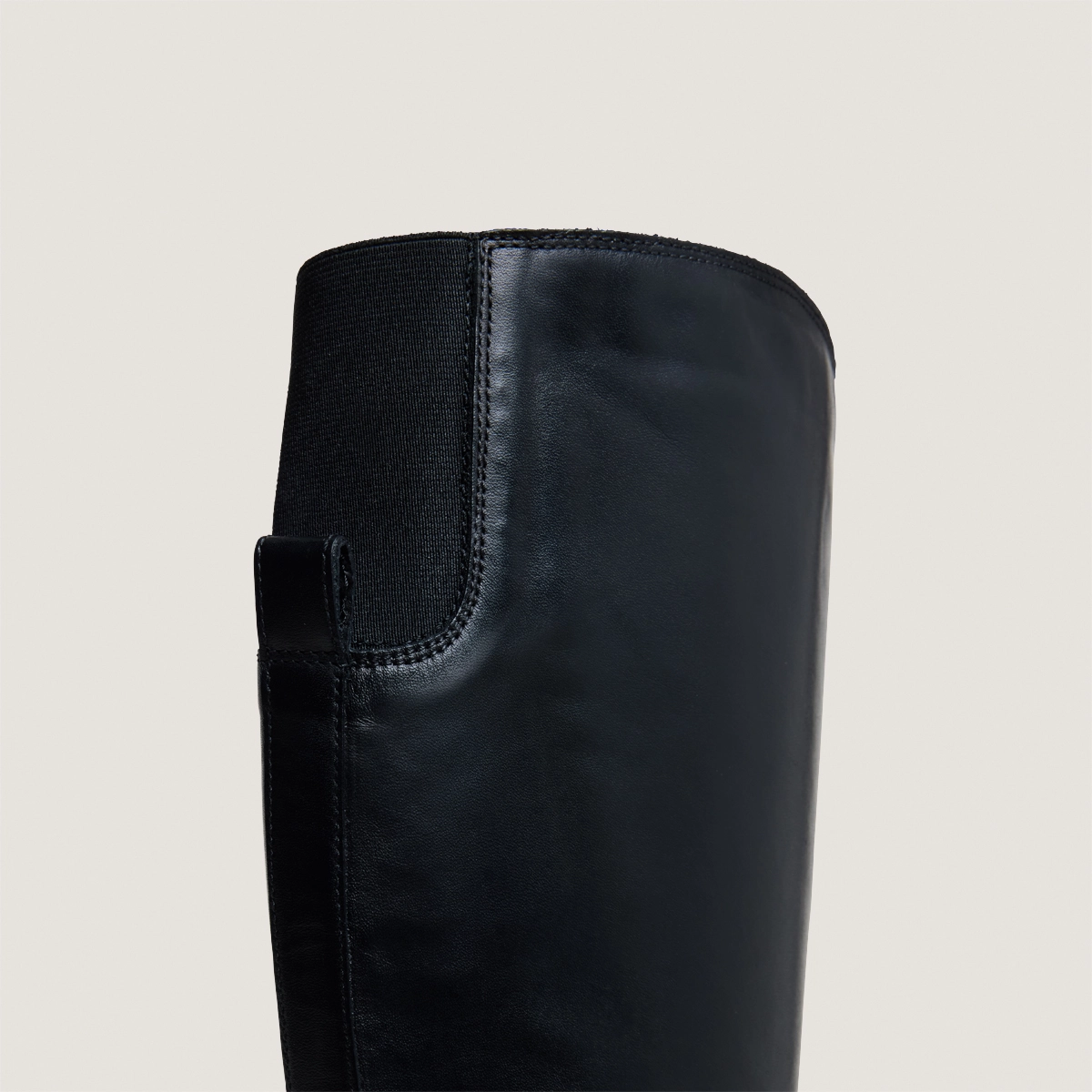 Bottes à bouts ronds en cuir noir | CATHY | Jonak