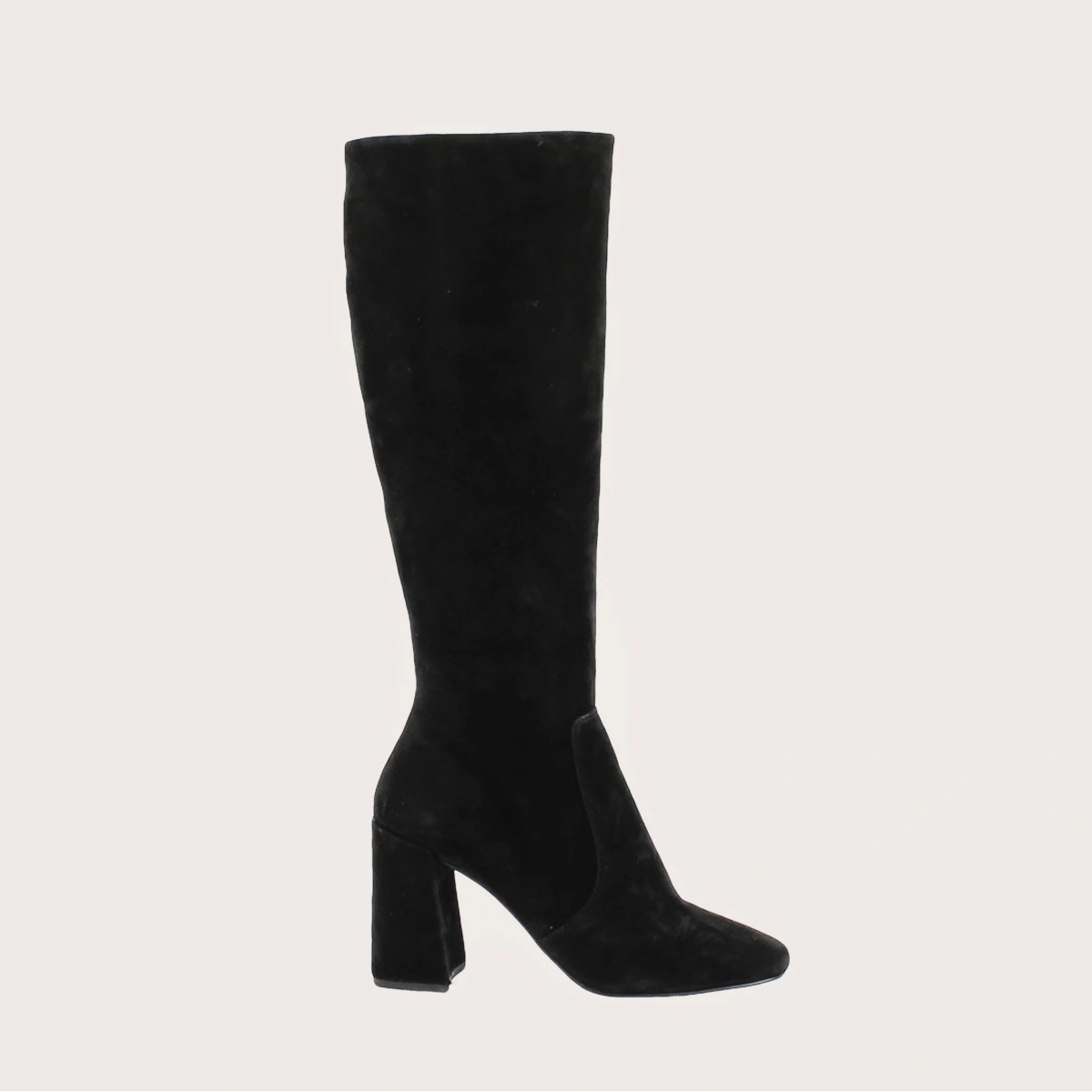 Bottes à talons en velours noir | VAUBUSSY | Jonak