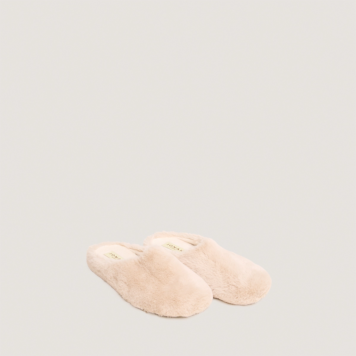 Chaussons en fluffy beige | JUDE | Jonak