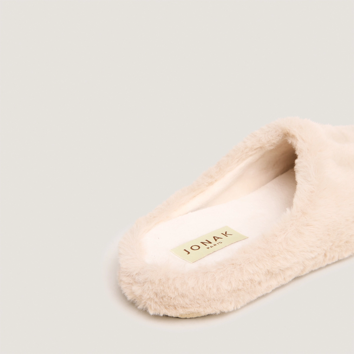 Chaussons en fluffy beige | JUDE | Jonak