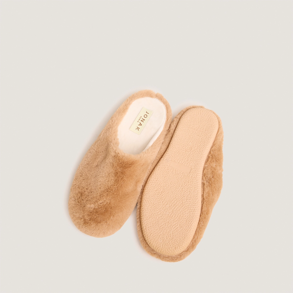 Chaussons en fluffy camel | JUDE | Jonak