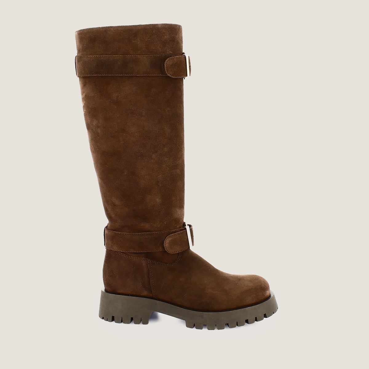 Bottes souples en croute marron fonc&eacute; | DONE | Jonak