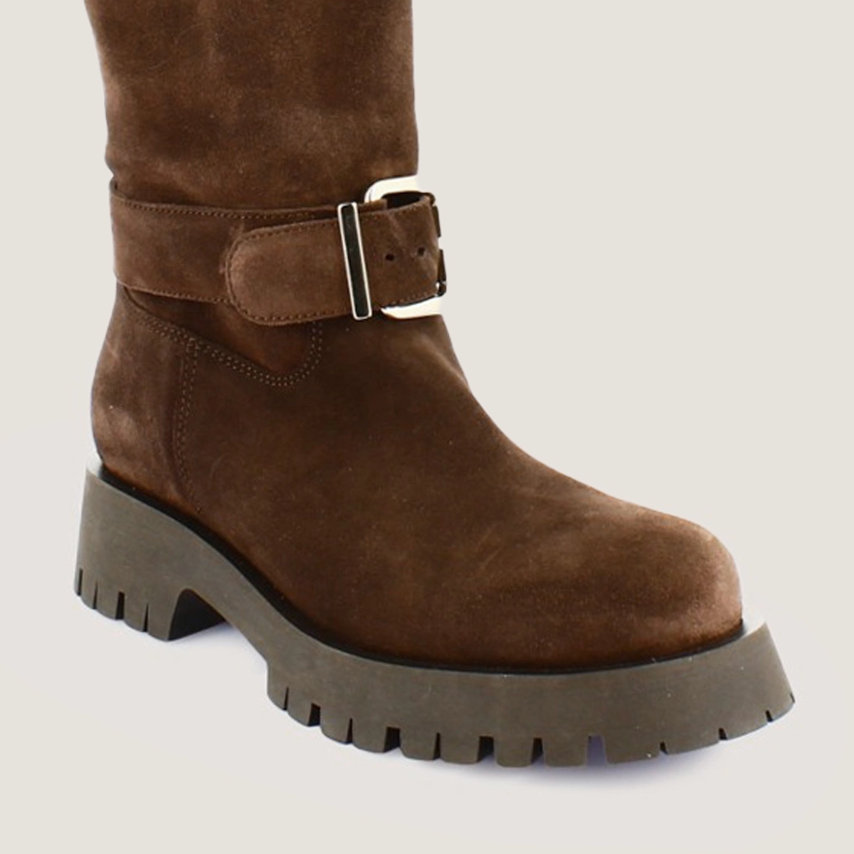 Bottes souples en croute marron fonc&eacute; | DONE | Jonak