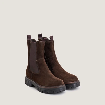 Boots Chelsea en croute marron | ANTONELLE | Jonak