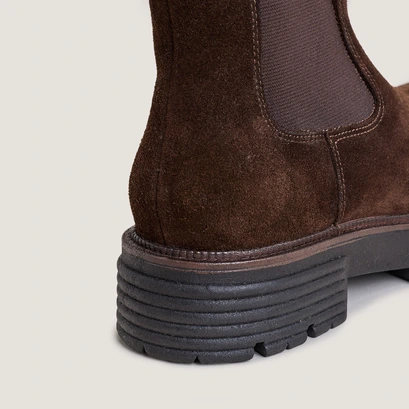 Boots Chelsea en croute marron | ANTONELLE | Jonak
