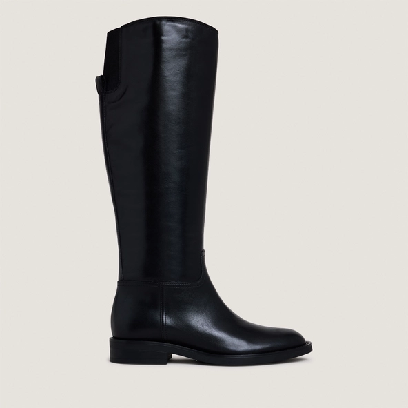 Bottes à bouts ronds en cuir noir | CATHY | Jonak