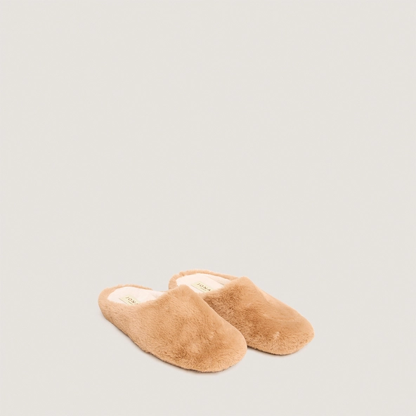 Chaussons en fluffy camel | JUDE | Jonak