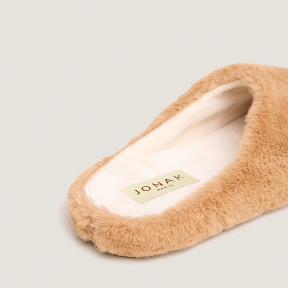Chaussons en fluffy camel | JUDE | Jonak