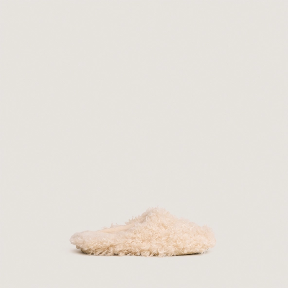 Chaussons en fluffy beige | JUDIE | Jonak