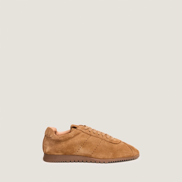 Baskets &agrave; lacets en croute cognac | DABON | Jonak