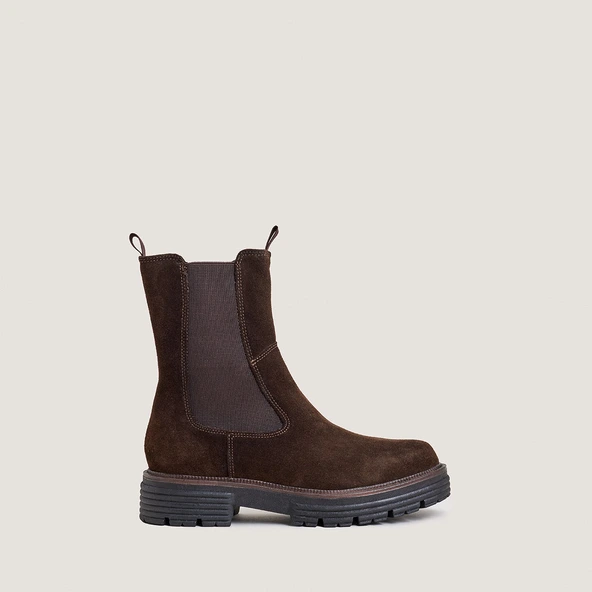 Boots Chelsea en croute marron | ANTONELLE | Jonak