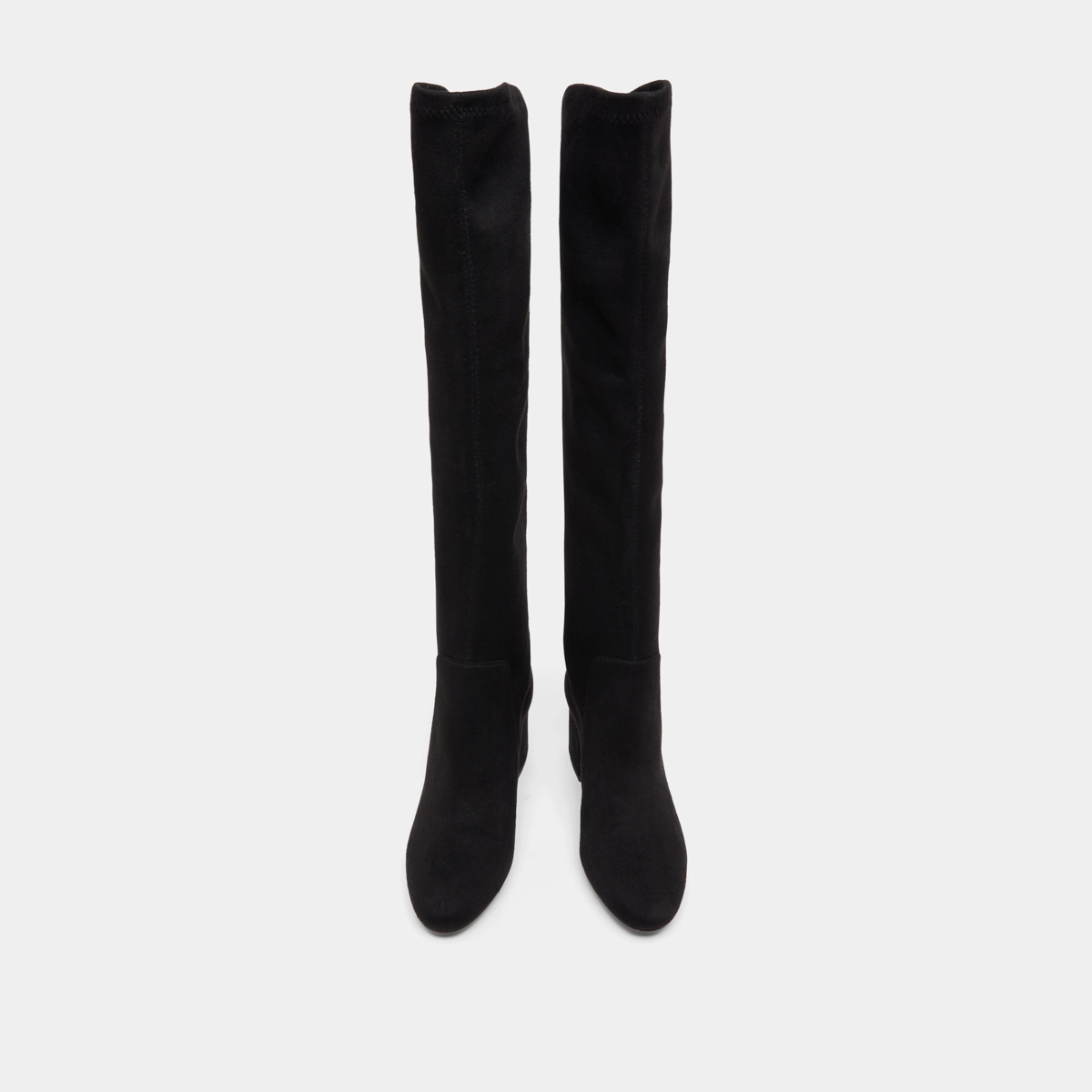 Cuissardes à petits talons en velours et stretch noirs | MIA | Jonak