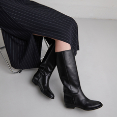 Bottes plates noir