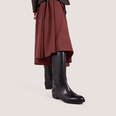 Bottes plates noir