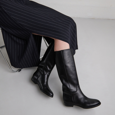 Bottes plates noir