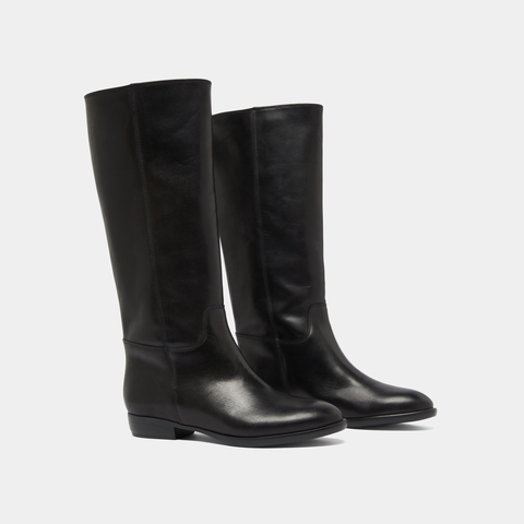 Bottes plates noir