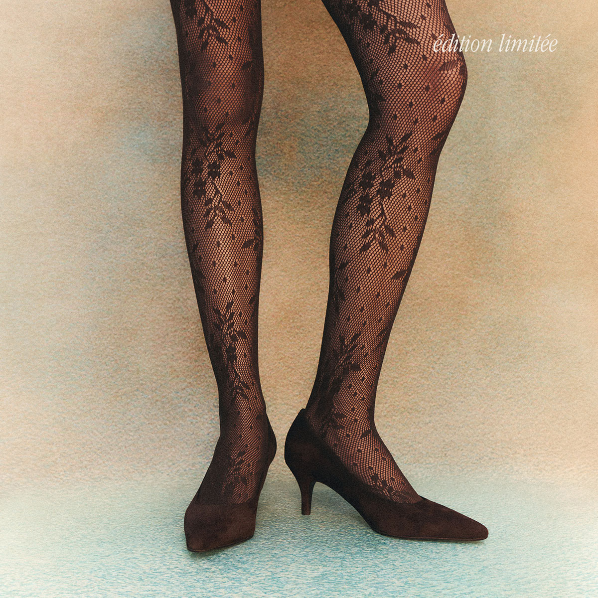 Collants en dentelle chocolat | OPERA | Jonak