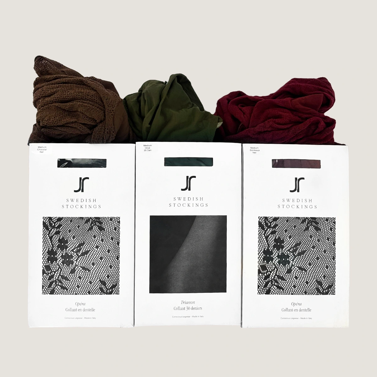 Collants monochrome olive | TRIANON | Jonak