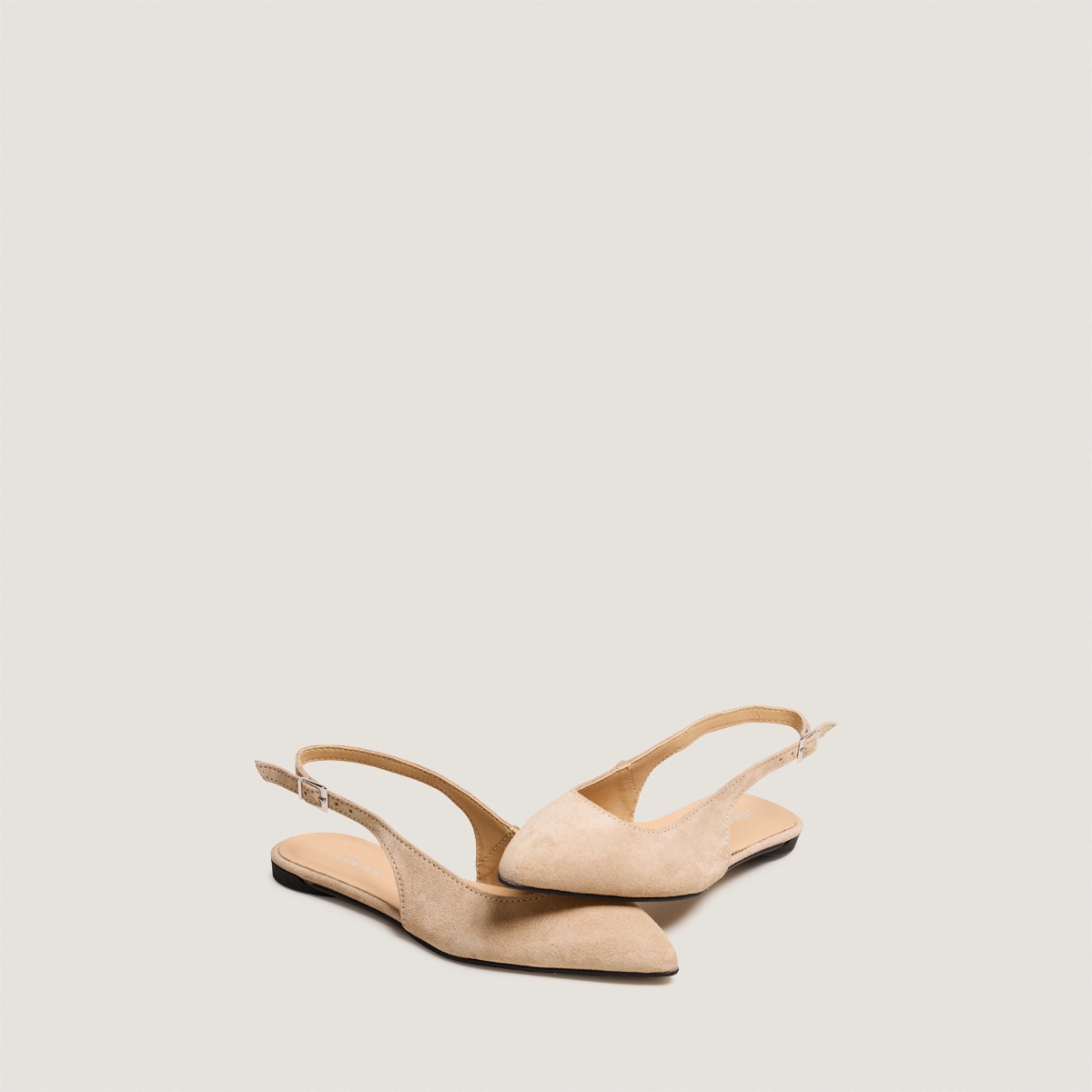 Ballerines slingbacks en croûte ivoire | NOA | Jonak