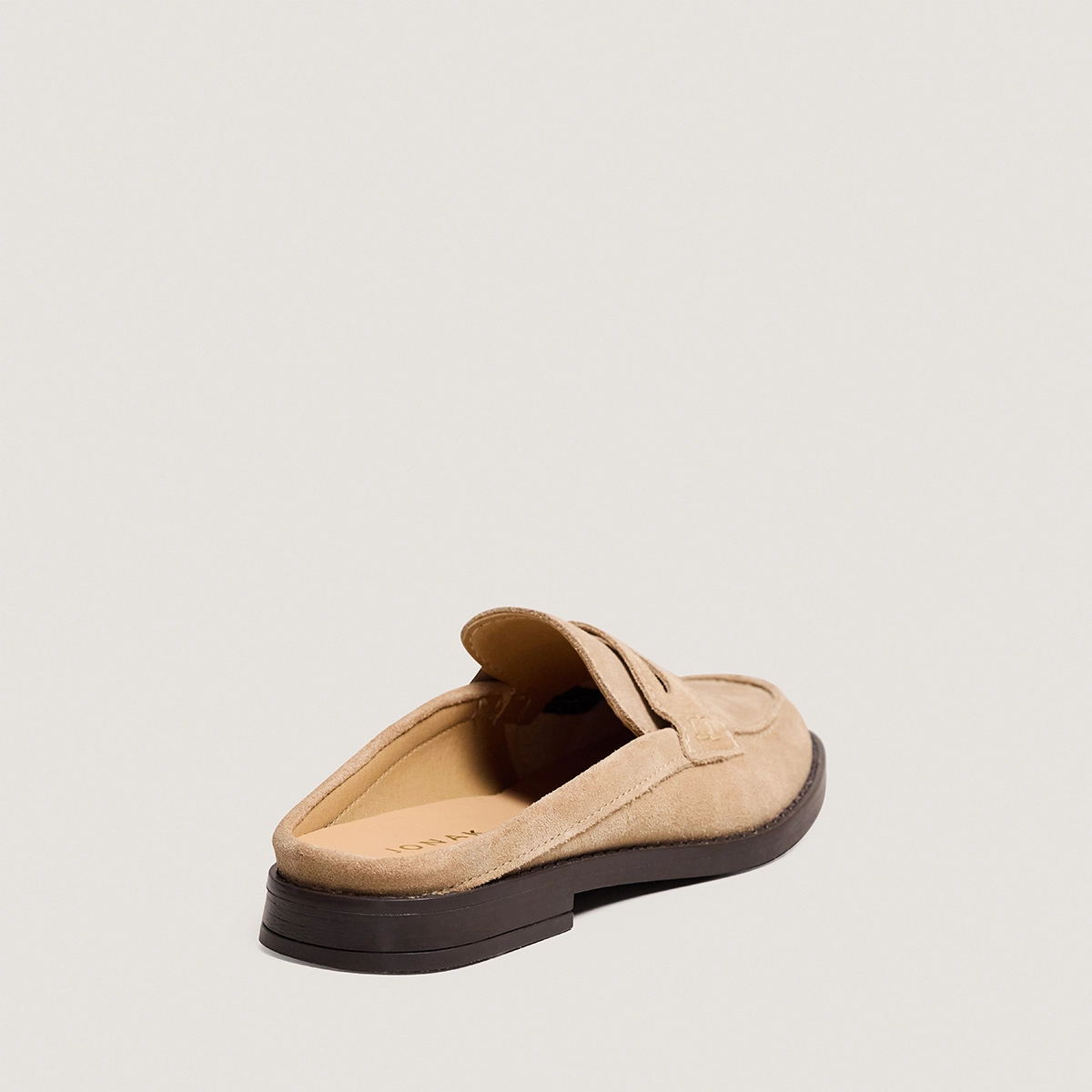 Mocassins à bouts arrières ouverts en croûte ivoire | NANCY | Jonak