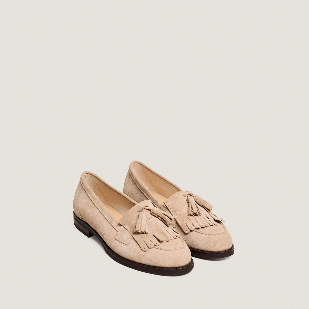 Mocassins à glands en croûte ivoire | NELLE | Jonak