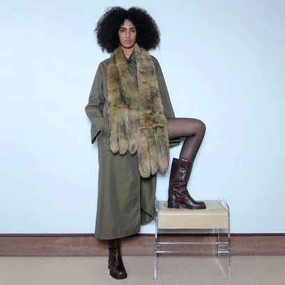 Bottes &agrave; bouts ronds en cuir grain&eacute; marron | BICHETTE | Jonak