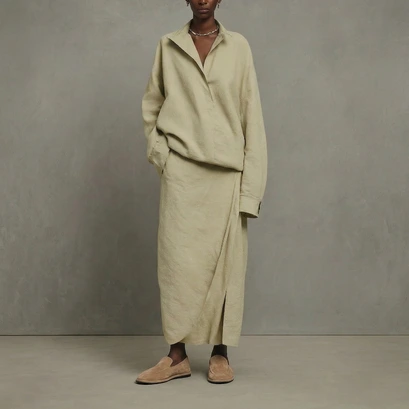 Mocassins &agrave; bouts ronds en cro&ucirc;te taupe | JUNE | Jonak