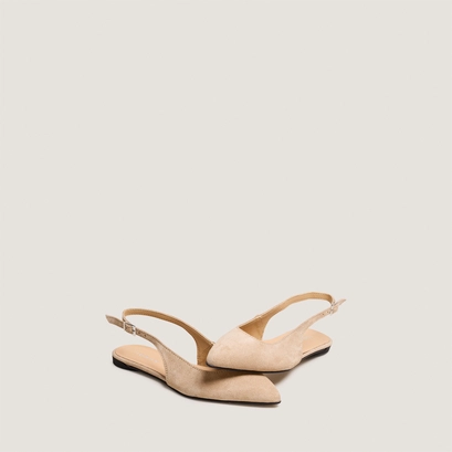 Ballerines slingbacks en cro&ucirc;te ivoire | NOA | Jonak
