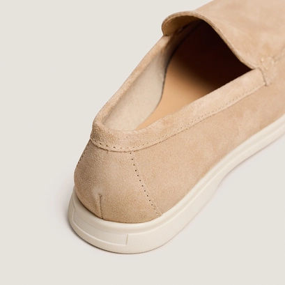Mocassins &agrave; empeignes souples en cro&ucirc;te ivoire | NORLANE | Jonak