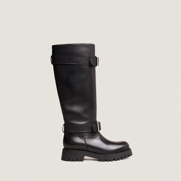 Bottes souples en cuir noir | DONE | Jonak