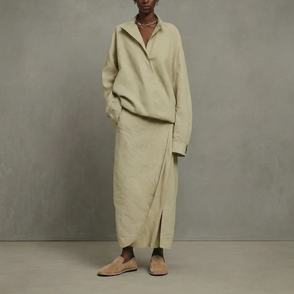 Mocassins à bouts ronds en croûte taupe | JUNE | Jonak