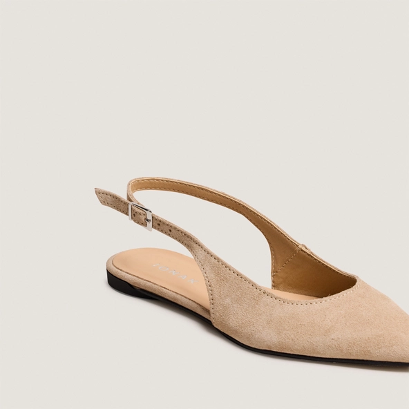 Ballerines slingbacks en croûte ivoire | NOA | Jonak
