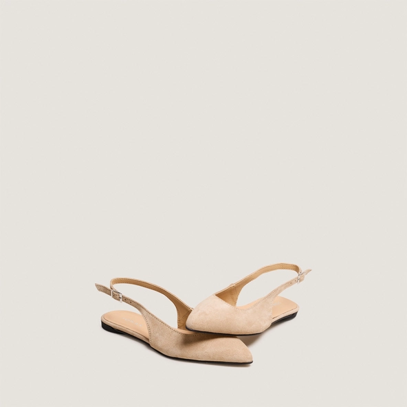 Ballerines slingbacks en croûte ivoire | NOA | Jonak