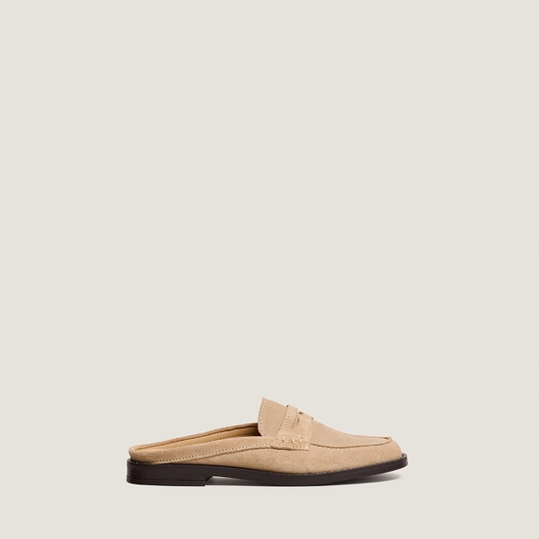 Mocassins à bouts arrières ouverts en croûte ivoire | NANCY | Jonak