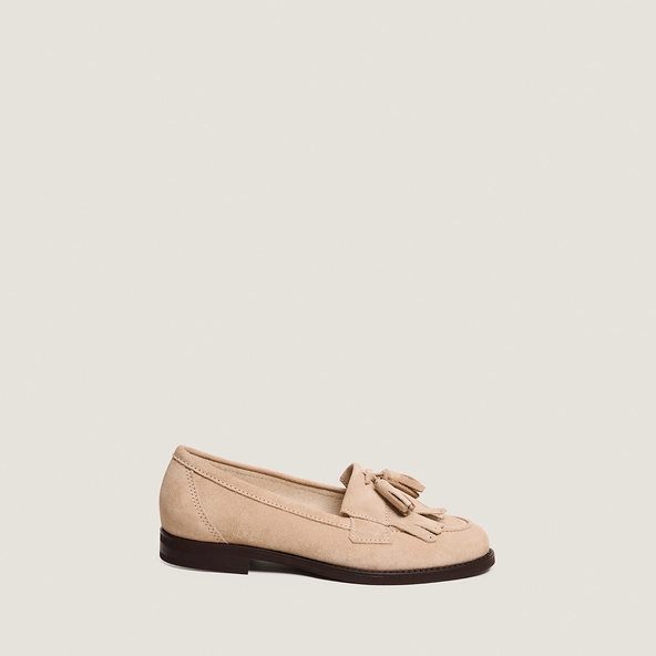 Mocassins à glands en croûte ivoire | NELLE | Jonak