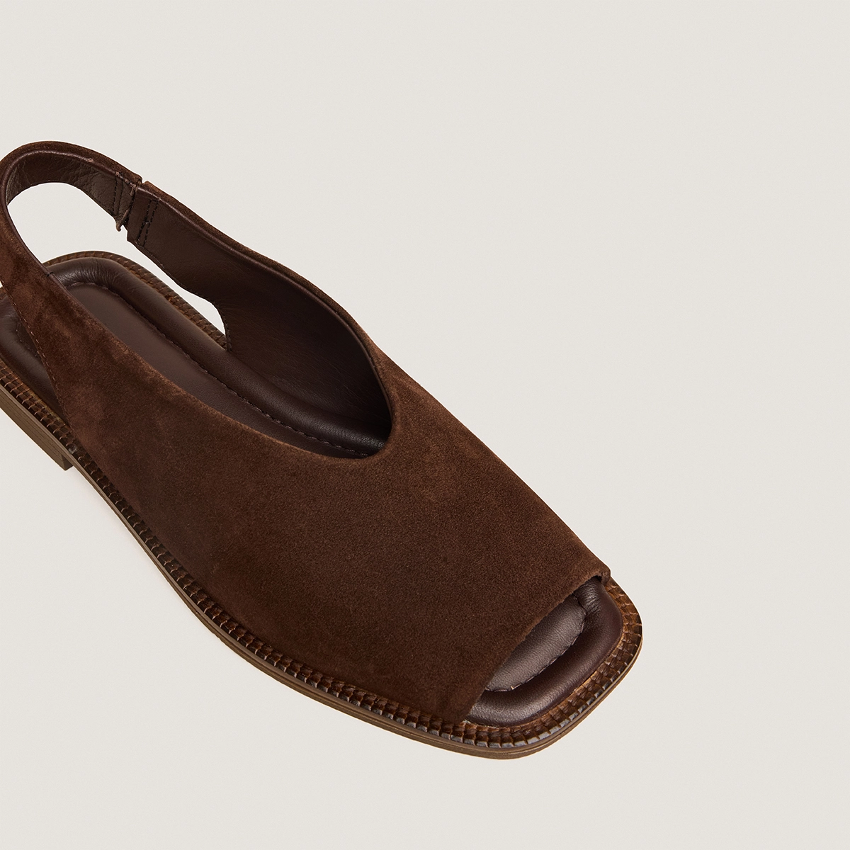 Ballerines slingbacks en croûte marron | JESSY | Jonak